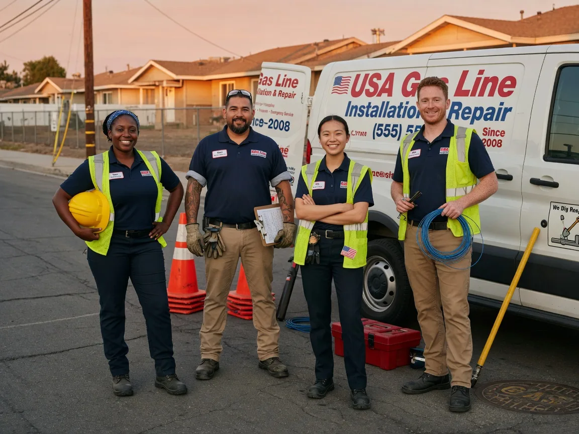 Gas Line Installation company in Modale, IA